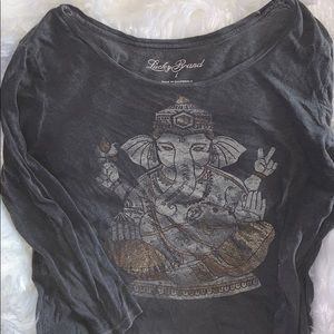 Lucky brand long sleeve tee